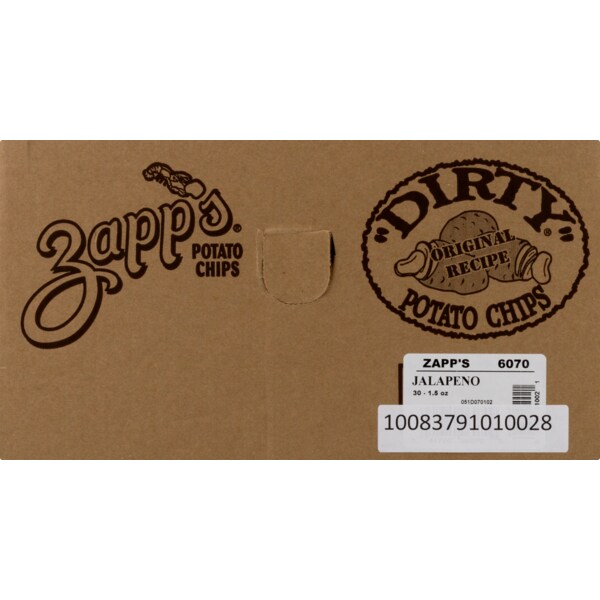 Zapps Potato Chips Zapp's Potato Chips Jalapeno Chips 1.5 oz. Bag, PK30